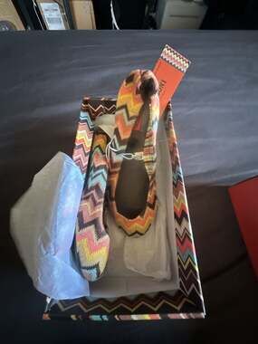 Missoni for Target Signature Zig Zag Knit Ballet Flats